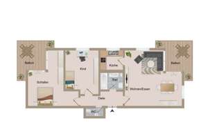 3-Zimmer Wohnung mit 2 Balkonen! Frei ab 12-2027! TG Stellplatz! Direkt an der Elbe! – Die vollständige Adresse der Immobilie erhältst du vom Anbieter., 1259 Kleinzschachwitz, Dresden – Vorschaubild 31