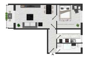 Balkon, Lift und Dusche // 2-Zi.-Whg. in Leubnitz – Feuerbachstraße 38, 1219 Leubnitz-Neuostra, Dresden – Vorschaubild 2