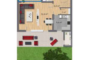 Natur pur & Wohnkomfort: Gepflegtes rd. 145 m² EFH mit Potenzial am Waldrand von Überruhr-Holthausen – Die vollständige Adresse der Immobilie erhältst du vom Anbieter., 45277 Überruhr-Holthausen, Essen – Vorschaubild 22