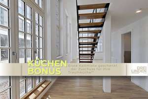 ++ EXKLUSIVER KÜCHENZUSCHUSS: Traumhafte 2-Zimmer-Maisonette-Wohnung mit Terrasse im Wohnquartier... – Dreilindenstraße 6, 4177 Altlindenau, Leipzig – Vorschaubild 1