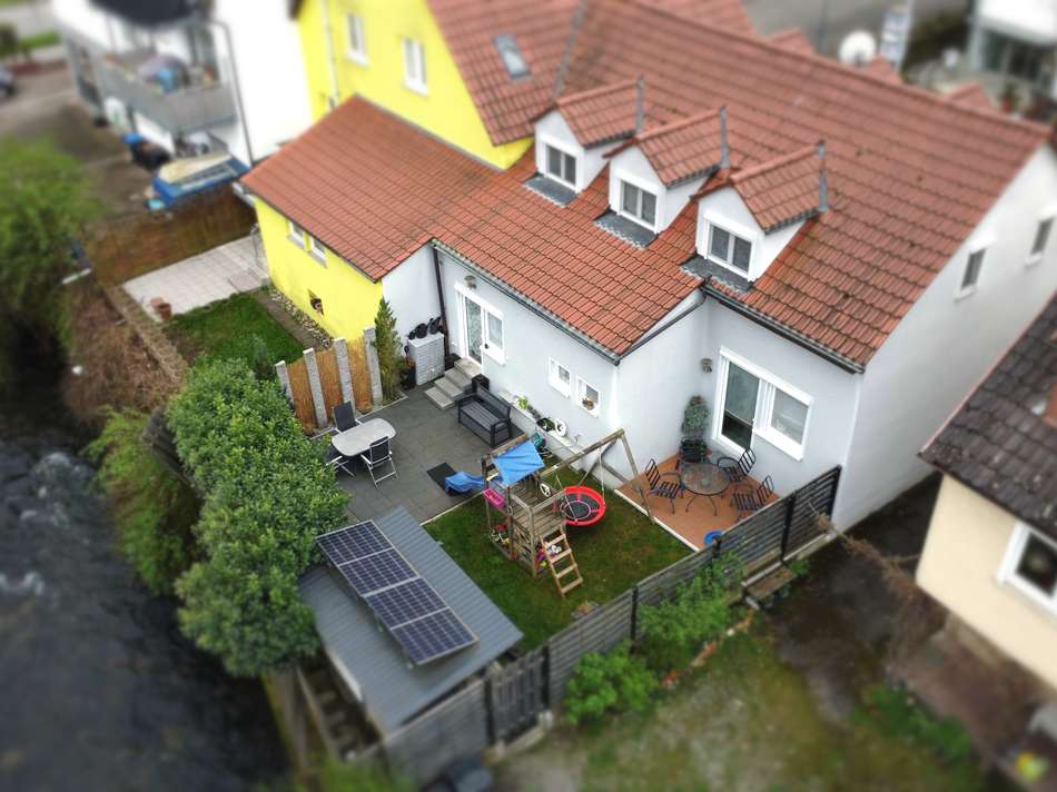 Luftbild Garten
