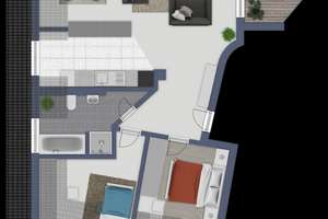 29.04.26-AJ an CS, MB 01.07.26. Ein Schmuckstück unterm Dach mit Terrasse und Klimaanlage. – Heinickestr. 27, 4129 Eutritzsch, Leipzig – Vorschaubild 13