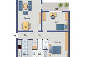 Sorglos glücklich in Johannis – Vermietete 3 Zimmer-Wohnung mit Stellplatz im Szeneviertel – Die vollständige Adresse der Immobilie erhältst du vom Anbieter., 90419 Sandberg, Nürnberg – Vorschaubild 14