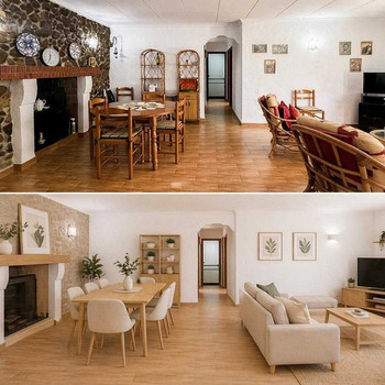 IMMOBILIE MIT VIRTUELLEN HOMESTAGING-BILDERN GROSSES POTENZIAL IN SELLENT