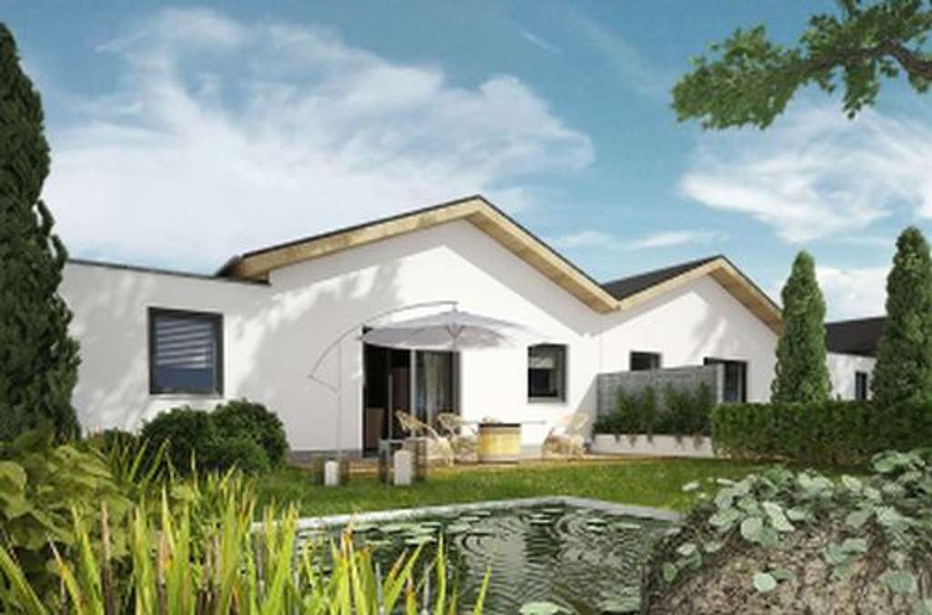 Neubau eines modernen barrierefreien Seniorenbungalows