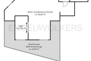 Aufwendig geplantes Penthouse im KfW 40EE Standard in unmittelbarer Entfernung zum Pferdemarkt – 26121 Ziegelhof, Oldenburg (Oldenburg) – Vorschaubild 5