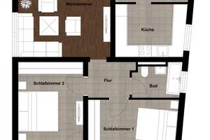 Charmante 3-Zimmer Wohnung – gepflegt und umfassend modernisiert – Die vollständige Adresse der Immobilie erhältst du vom Anbieter., 85055 Nordost, Ingolstadt – Vorschaubild 19
