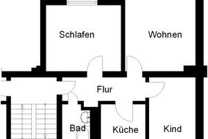 Wohnen in Schildesche - gemütliche 3-Zimmer Wohnung in ruhiger Lage – Margaretenweg 8A, 33611 Schildesche, Bielefeld – Vorschaubild 2