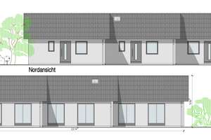 Neubau 2026 -
Moderne Wohnanlage mit 3 Wohneinheiten (Reihenendhaus) – Die vollständige Adresse der Immobilie erhältst du vom Anbieter., 24969 Großenwiehe – Vorschaubild 2
