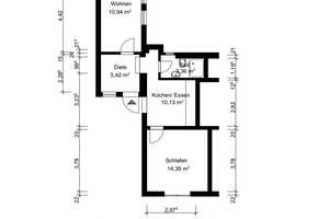 Kernsanierte moderne 2-Zimmer-Ergeschosswohnung mit Garten in Augsburg-West – Metzstraße 7, 86157 Augsburg – Vorschaubild 4