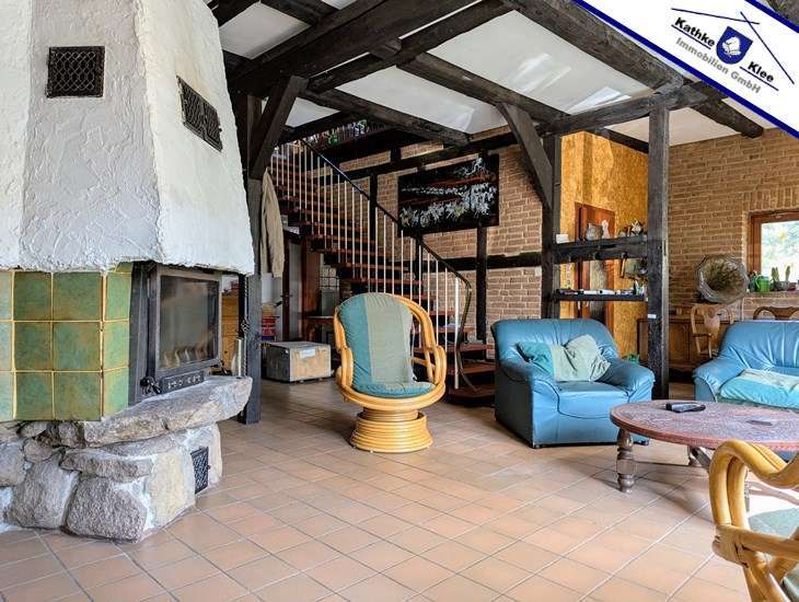 Immobilie in Walsrode - Historischer Charme trifft modernen Wohnkomfort: Großzügiges Anwesen mit Biotop, Stall und Scheune - Bild 6