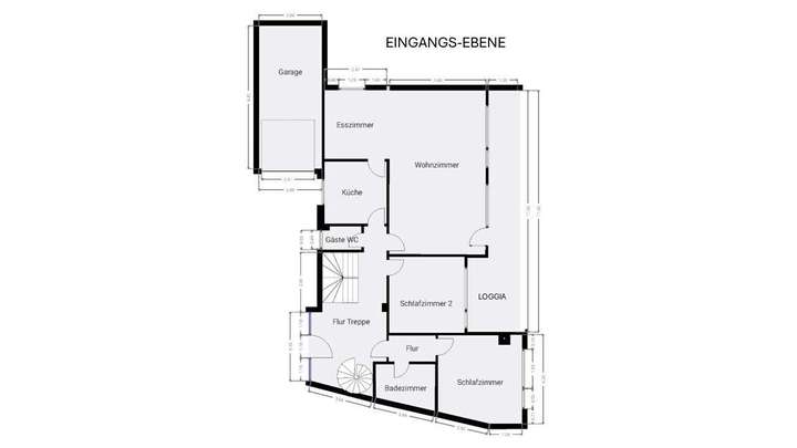 Grundriss Eingangs-Ebene