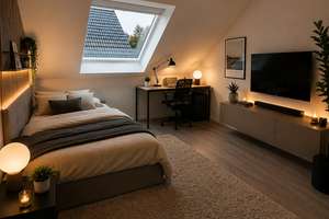 Möbliertes WG-Zimmer (ca. 13 m²) – ALL-INCLUSIVE 850 € – neuwertige Doppelhaushälfte mit Garten, Lur – Die vollständige Adresse der Immobilie erhältst du vom Anbieter., 22549 Lurup, Hamburg – Vorschaubild 1