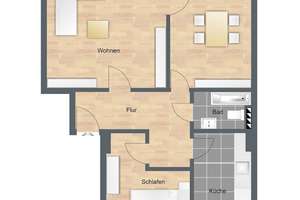 Helle 3-Zimmer-Wohnung mit großem Balkon für Altbau-Liebhaber – Taunusstraße 85, 65183 Nordost, Wiesbaden – Vorschaubild 8