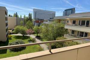 Sanierte, helle und möblierte 1-Zi.-Wohnung (34qm) mit großem Süd-Balkon und separater Küche – Landsberger Straße 431, 81241 München – Vorschaubild 1