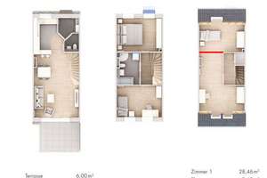 Neubau Reihenhaus mit 5 Zimmern und niedrigen Energiekosten im familienfreundlichen Dortmund-Mengede – 44359 Mengede (Ortsteil), Dortmund – Vorschaubild 5