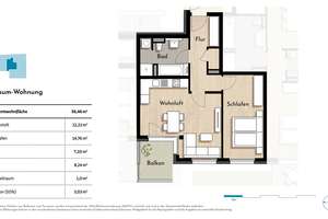 www.immovista.de  MIT BALKON ZUR RUHIGEN SÜDSEITE – Die vollständige Adresse der Immobilie erhältst du vom Anbieter., 1159 Löbtau-Süd, Dresden – Vorschaubild 3