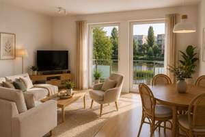 Moderne 3-Zimmer-Wohnung mit Balkon & Tiefgaragenstellplatz im beliebten Freiburg-Vauban – 79100 Vauban, Freiburg im Breisgau – Vorschaubild 3