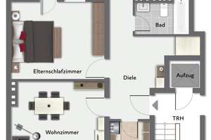 Zentral wohnen in der Bielefelder Altstadt – Helle 3-Zimmer-Wohnung mit Balkon! – Die vollständige Adresse der Immobilie erhältst du vom Anbieter., 33602 Mitte, Bielefeld – Vorschaubild 13