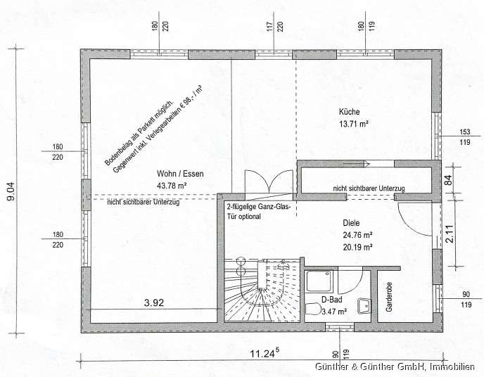 Grundriss Erdgeschoss