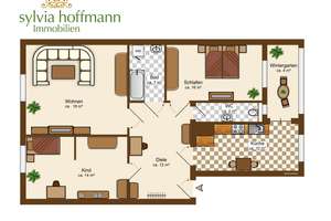 * geräumige 3 Zimmer * 3. OG * seperates WC * Wintergarten * max. Zweier WG * – Cöthner Straße 4, 4155 Gohlis-Süd, Leipzig – Vorschaubild 22