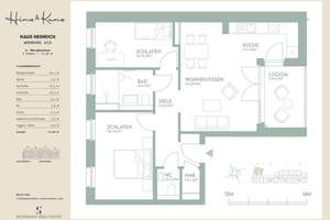 Neubau in historischem Gewand: Traumhafte 2-Zimmer-Wohnung im Haus Heinrich – Die vollständige Adresse der Immobilie erhältst du vom Anbieter., 40235 Flingern Nord, Düsseldorf – Vorschaubild 36