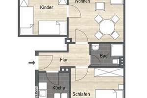 3 Zimmer DG Wohnung ohne Schrägen mit viel Stauraum und Stellplatz – Klaus-Groth-Weg 26, 31303 Burgdorf – Vorschaubild 8