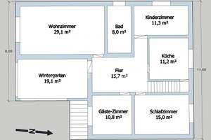 Stadt- und Naturverbundenheit mit allen Annehmlichkeiten bei Halle – Die vollständige Adresse der Immobilie erhältst du vom Anbieter., 6198 Schochwitz – Vorschaubild 5