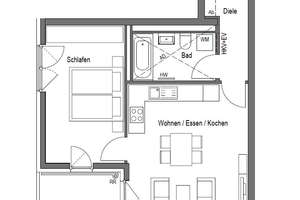 Exklusive möblierte 2-Zimmer-Wohnung in Obersendling – Luxus und Eleganz vereint! – Die vollständige Adresse der Immobilie erhältst du vom Anbieter., 81379 Thalkirchen, München – Vorschaubild 12