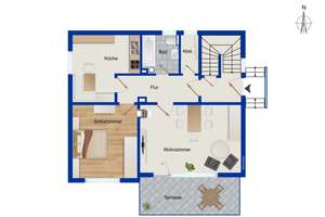 Solides, vermietetes ZFH mit vollunterkellerter Garage auf ca. 798 m² Grundstück in Amberg – Die vollständige Adresse der Immobilie erhältst du vom Anbieter., 92224 Eglsee, Amberg – Vorschaubild 14