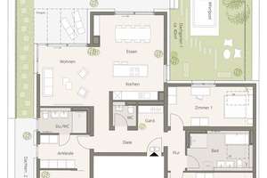 Penthouse-Traum "Black-Diamond"  - S ' Bianco – Happoldstraße 25, 70469 Feuerbacher Tal, Stuttgart – Vorschaubild 2