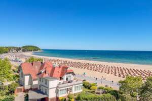 Panoramablick auf die Ostsee -                               Modernisiertes Apartment mit Eckbalkon