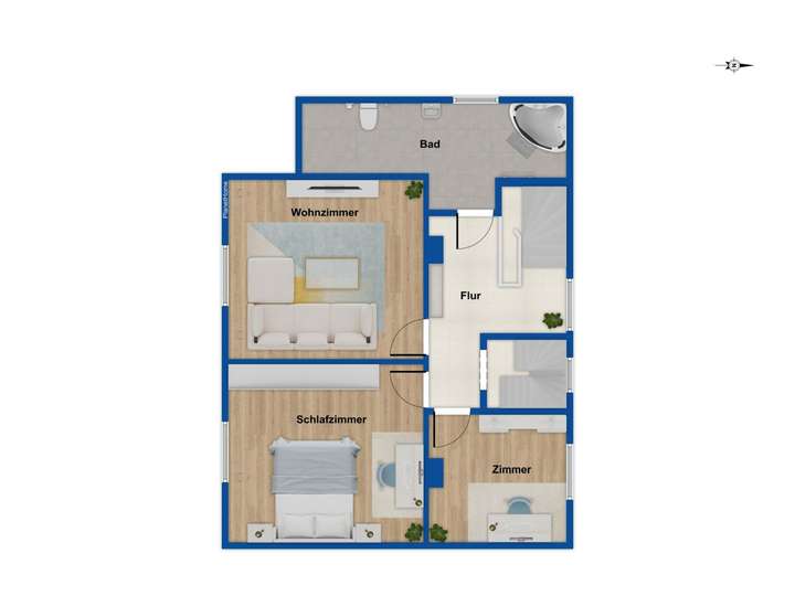 Grundriss 1. Obergeschoss