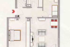 Helle 3-Zimmer Wohnung im 1. OG mit Balkon in Stuttgart-Bad Cannstatt – Die vollständige Adresse der Immobilie erhältst du vom Anbieter., 70372 Kurpark, Stuttgart – Vorschaubild 9