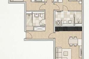 Neubau Zentral in Ehrenfeld 4-Zimmer + Balkon & Küche – Die vollständige Adresse der Immobilie erhältst du vom Anbieter., 50823 Ehrenfeld (Ortsteil), Köln – Vorschaubild 2