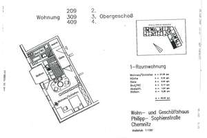 Ein-Raumwohnung zur Kapitalanlage mit TG-Stellplatz und  Aufzug – Sophienstraße  7, 9130 Sonnenberg, Chemnitz – Vorschaubild 18