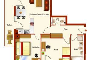 hochwertig & modern - Ihr neues Zuhause - 3-Zimmerwohnung Balkon & TG-Stellplatz – Die vollständige Adresse der Immobilie erhältst du vom Anbieter., 81379 Am Waldfriedhof, München – Vorschaubild 6