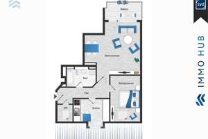 ++ Süd-West Balkon, Aufzug, Abstellkammer! Ruhige Dachgeschosswohnung nahe dem Karl-Heine-Kanal ++ – Die vollständige Adresse der Immobilie erhältst du vom Anbieter., 4229 Plagwitz, Leipzig – Vorschaubild 18
