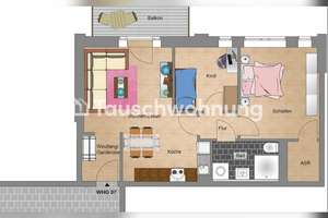Tauschwohnung: 3-Zimmer-Wohnung in Dresden-Niedersedlitz zu tauschen – Die vollständige Adresse der Immobilie erhältst du vom Anbieter., 1257 Leuben (Stadtteil), Dresden – Vorschaubild 9