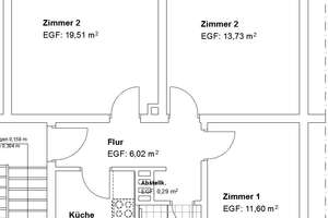 Moderne 3 ZKB im Grünen! – Vautswiesenweg 31, 34123 Waldau, Kassel – Vorschaubild 2