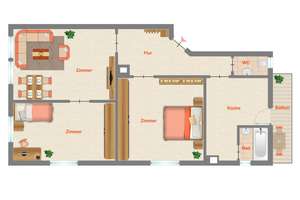Stilvoll wohnen im Zentrum - renovierte 3-Zimmer-Wohnung in Toplage – Die vollständige Adresse der Immobilie erhältst du vom Anbieter., 70180 Lehen, Stuttgart – Vorschaubild 12