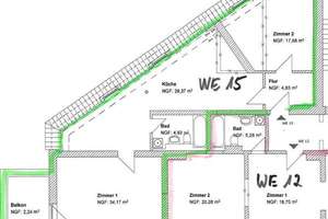 Geräumige 2-Zimmer-Wohnung mit modernem Duschbad und Balkon in Erfurt – Schillerstraße 55, 99096 Löbervorstadt, Erfurt – Vorschaubild 14