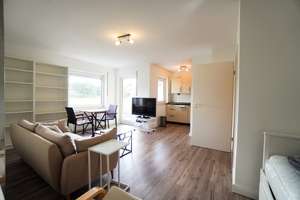 Möbliertes 1-Zimmer-Apartment mit Küche, Balkon & Tiefgaragenstellplatz in Bielefeld