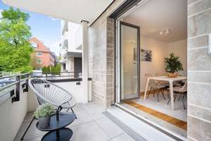 Sonne. Grün. Und zwei Balkone. – Luxemburgerstr 8, 80805 Münchner Freiheit, München – Vorschaubild 13