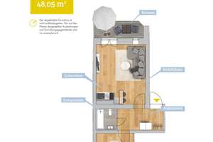 * Singlewohnung * Balkon * EINBAUKÜCHE * Badezimmer * Stellplatz * FREI – Zeißstraße 73, 9131 Hilbersdorf, Chemnitz – Vorschaubild 14