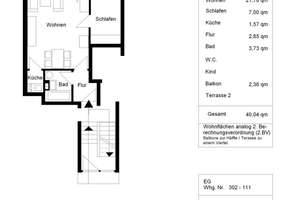 Top-renovierte Zwei-Zimmer-Wohnung in Heerdt – Ardennenstraße 20, 40549 Heerdt, Düsseldorf – Vorschaubild 14