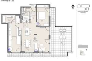 *Reserviert*Wunderschöne 3-Zimmer Penthouse-Wohnung mit Dachterrasse – Wartbergstraße 8/1, 74072 Heilbronn, Heilbronn – Vorschaubild 22