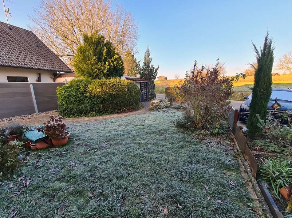 Blick in Richtung Felder