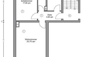 Ideal geschnittene 2-Zimmer Altbau-Wohnung mit Balkon zur Eigennutzung oder soliden Kapitalanlage – Die vollständige Adresse der Immobilie erhältst du vom Anbieter., 40239 Mörsenbroich, Düsseldorf – Vorschaubild 12