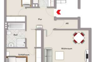 Eigentumswohnung in der östlichen Innenstadt – Die vollständige Adresse der Immobilie erhältst du vom Anbieter., 33604 Mitte, Bielefeld – Vorschaubild 9